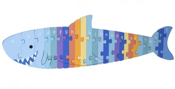Puzzle din lemn alfabet, Orange Tree Toys