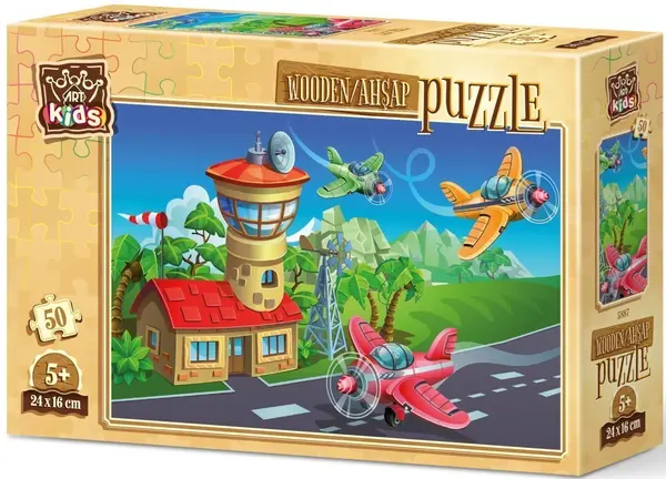 Puzzle din lemn Art Puzzle din 50 de piese - Avioane