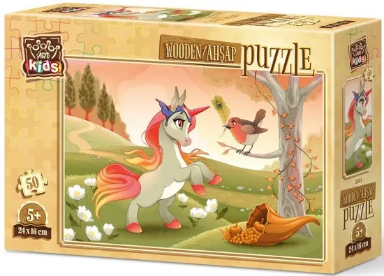 Puzzle din lemn Art Puzzle din 50 de piese - Poney dragalas