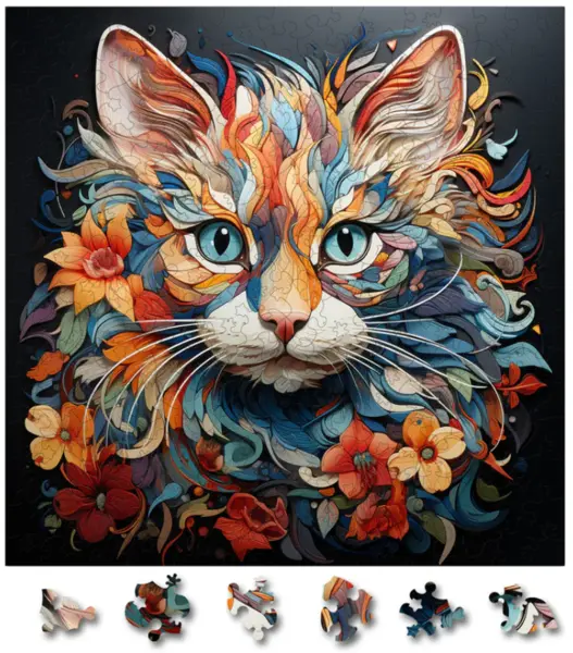 Puzzle din lemn - Chantilly-Tiffany 2 | Woodmix Puzzles