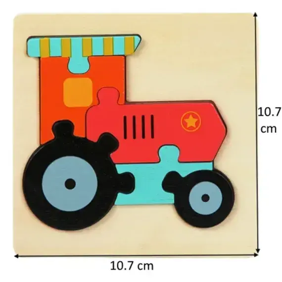 Puzzle din Lemn – Mijloace de Transport - Default Title