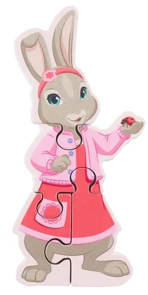 Puzzle din lemn Orange Tree Toys - Lily iepurașul