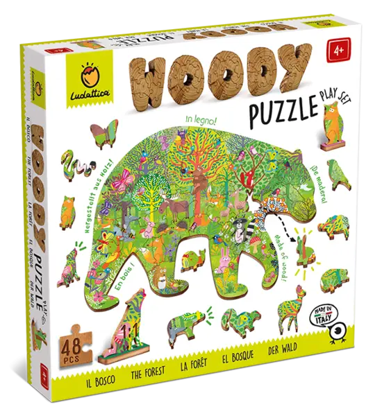 PUZZLE DIN LEMN - PADUREA