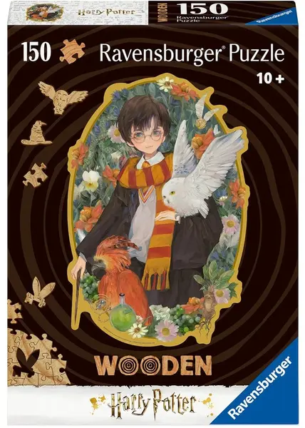 Puzzle din lemn Ravensburger din 150 piese - Harry Potter
