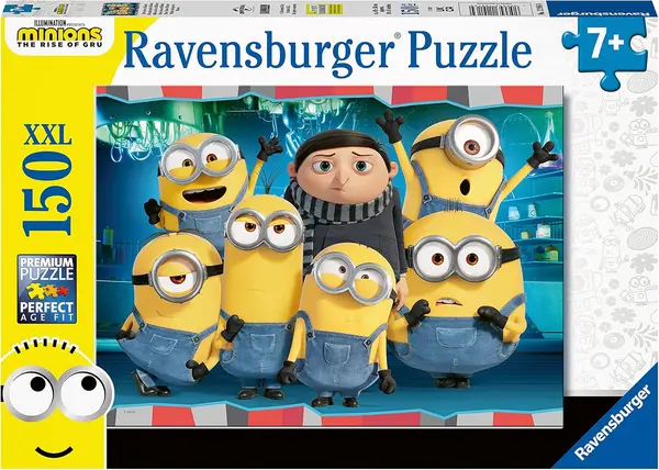 Puzzle din lemn Ravensburger din 150 XXL piese - Minionii 2