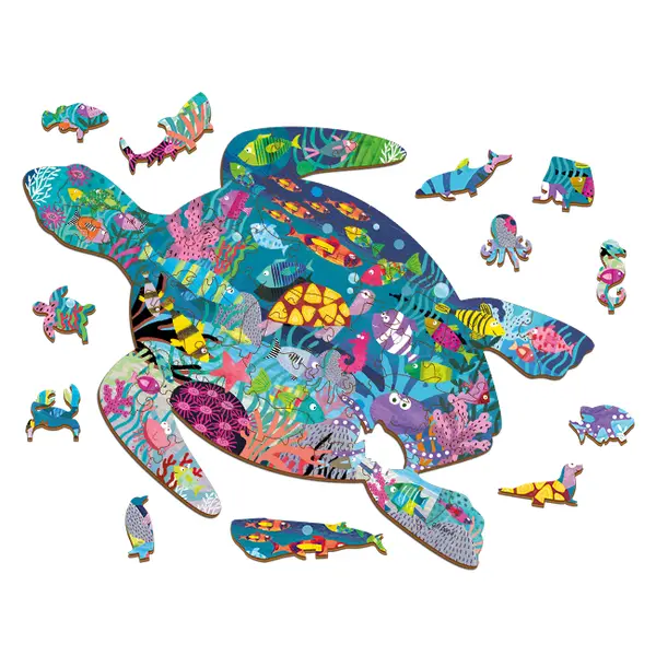 Puzzle din lemn - Woody Puzzle - The Sea | Ludattica