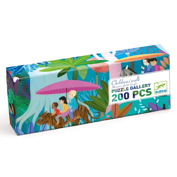Puzzle Djeco Plimbarea copiilor, 200 pcs