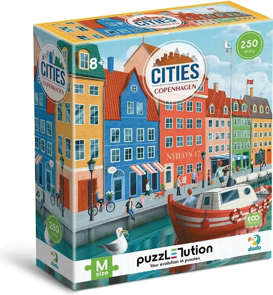 Puzzle DoDo din 250 piese - Copenhaga