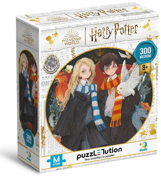 Puzzle DoDo din 300 piese - Harry Potter și Luna