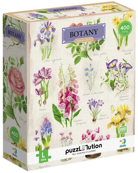 Puzzle DoDo din 400 piese - Flori de primăvară
