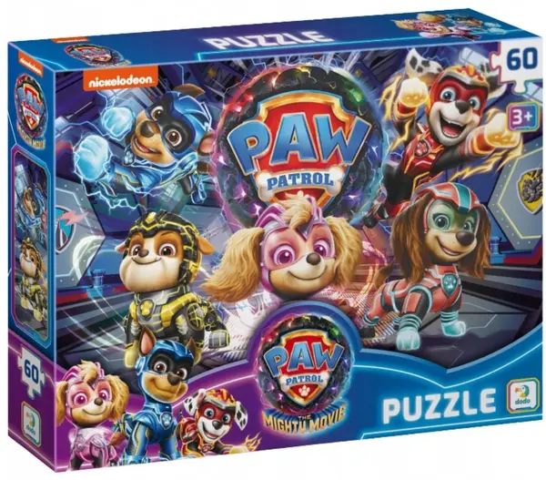 Puzzle DoDo din 60 piese - Patrula Cățelușilor în Operațiunea: Meteor