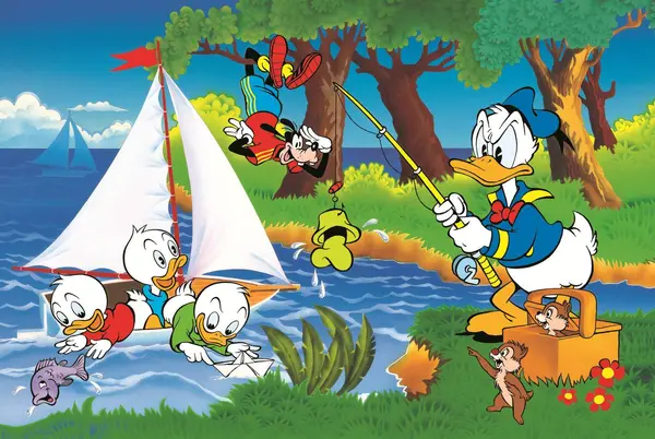 Puzzle - Donald Duck - Aventura pe lac | Trefl