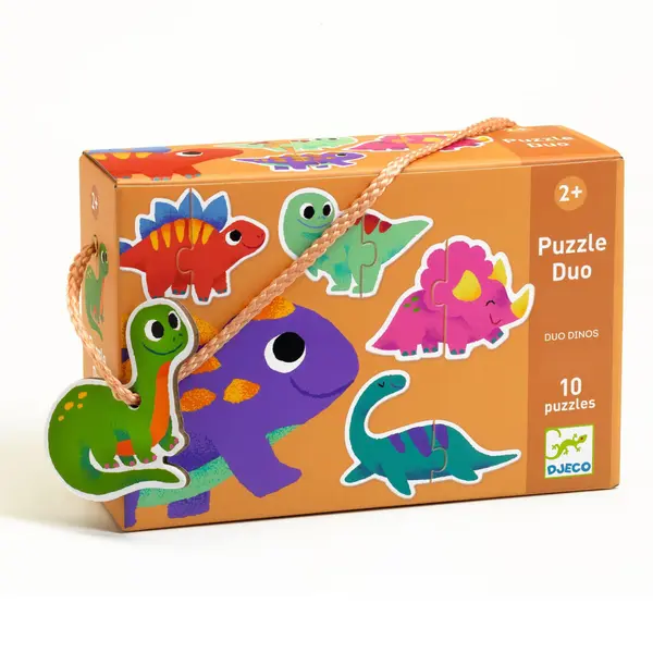 Puzzle duo Micii Dinozauri, Djeco