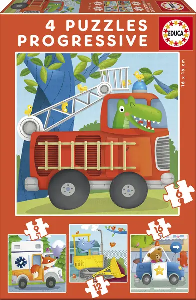 Puzzle Educa 4 in 1 - Rescue Patrol