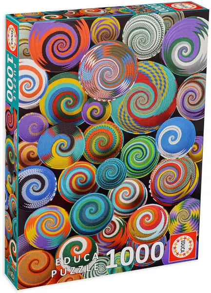 Puzzle Educa din 1000 de piese - African baskets