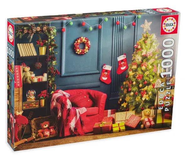 Puzzle Educa din 1000 de piese - Colț de Crăciun