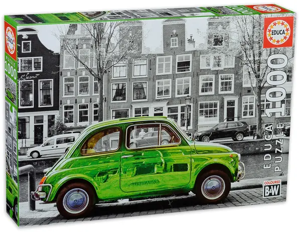 Puzzle Educa din 1000 de piese - Masina in Amsterdam