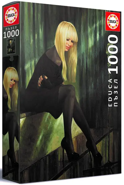 Puzzle Educa din 1000 de piese - Portretul Lilii Ivanova 2015, Vasil Goranov