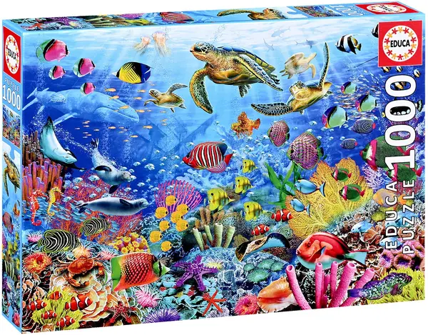 Puzzle Educa din 1000 de piese - Testoase tropicale