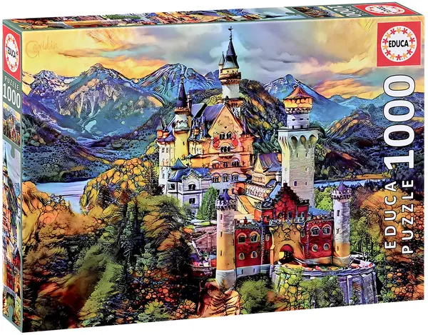 Puzzle Educa din 1000 piese - Castelul Neuschwanstein