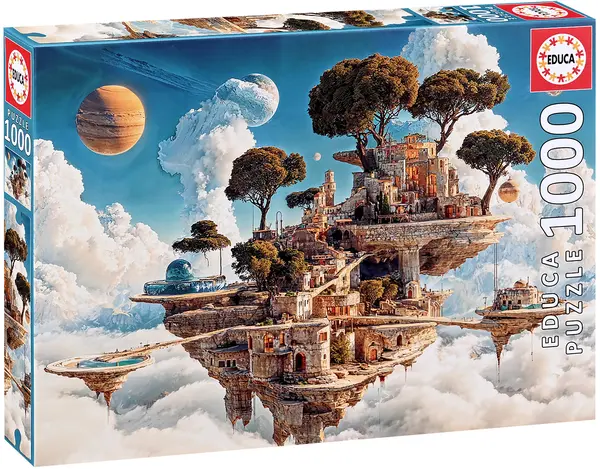Puzzle Educa din 1000 piese - Regatul dintre nori
