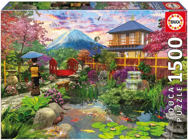 Puzzle Educa din 1500 de piese- Grădina Japoneză