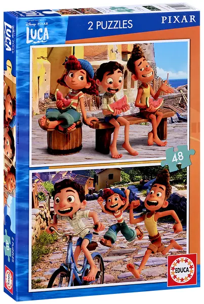 Puzzle Educa din 2 x 48 de piese - Aventura de vara a lui Luke