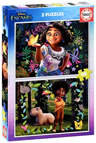 Puzzle Educa din 2 x 48 de piese - Encanto
