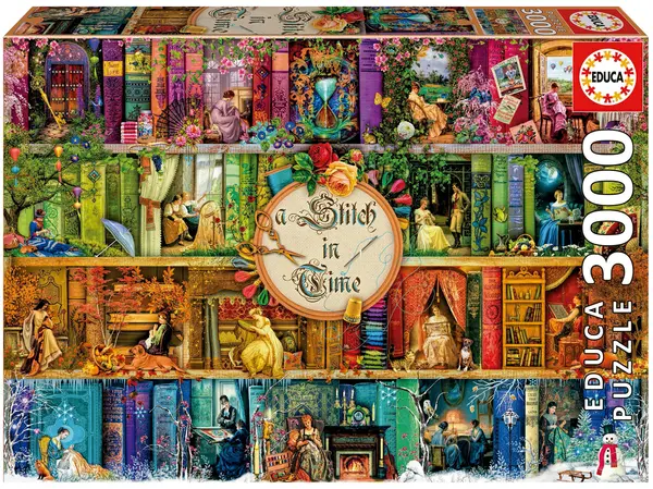 Puzzle Educa din 3000 de piese - A Stitch In Time