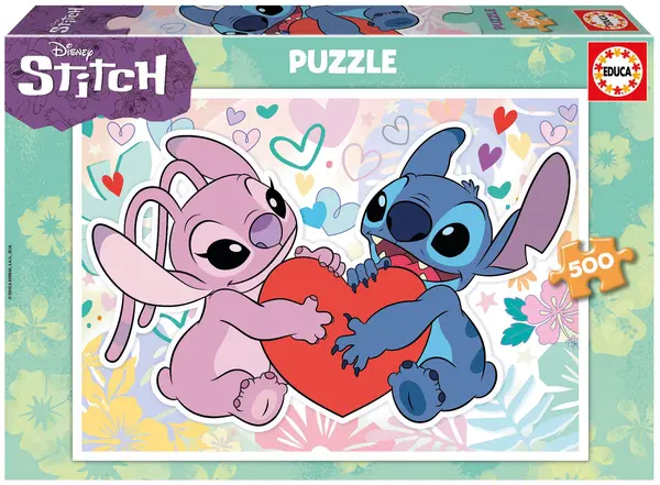 Puzzle Educa din 500 de piese - Stitch