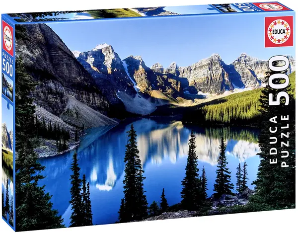 Puzzle Educa din 500 piese - Lac în Alberta