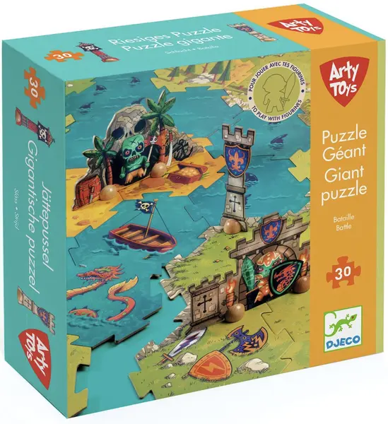 Puzzle educațional Djeco Arty Toys - Bătălia