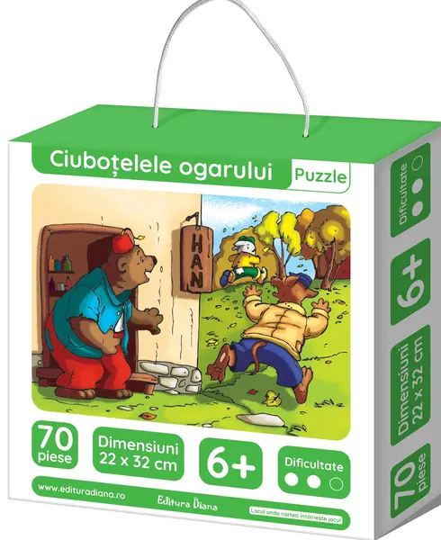 Puzzle educativ - Ciubotelele ogarului, 70 piese | diana