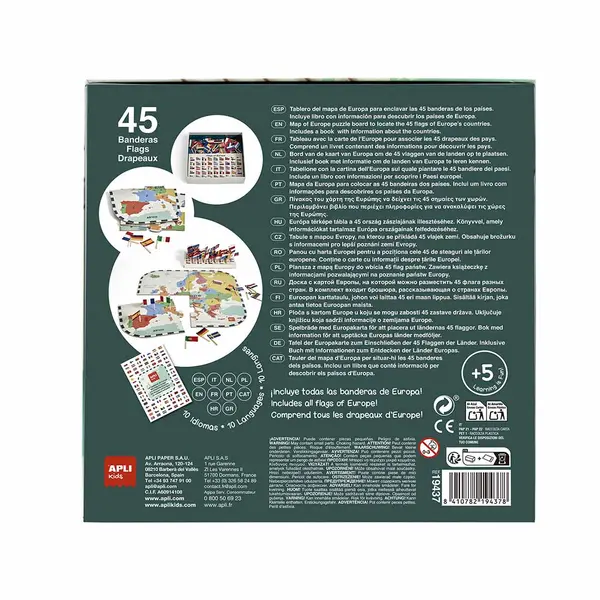 Puzzle educativ - Flags of Europe | Apli