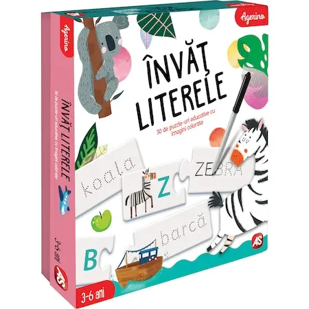 Puzzle educativ - Invat literele | Agerino
