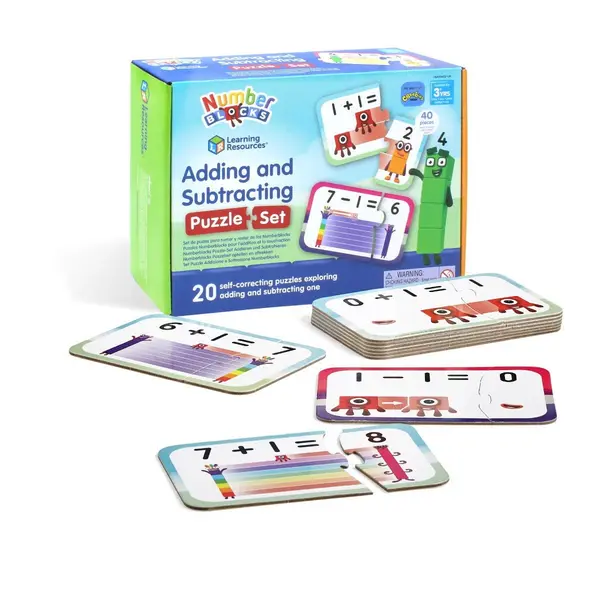 Puzzle educativ - Numberblocks - Adunari si scaderi 1-10 | Learning Resources
