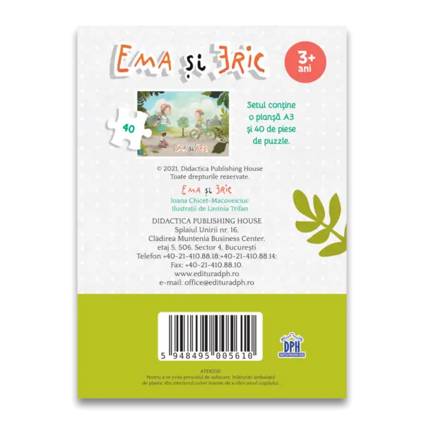 Puzzle - Ema si Eric in parc | Didactica Publishing House