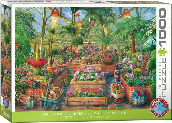 Puzzle Eurographics de 1000 de bucăți - Grădina de iarnă