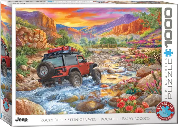 Puzzle Eurographics de 1000 de bucăți - Plimbare pe stânci