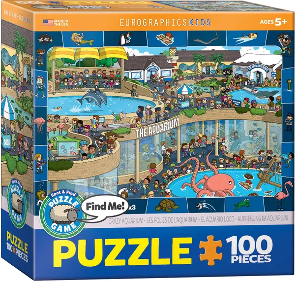 Puzzle Eurographics din 100 de piese – Acvariu