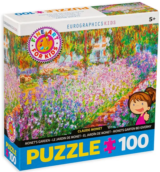 Puzzle Eurographics din 100 de piese – Gradina lui Monet