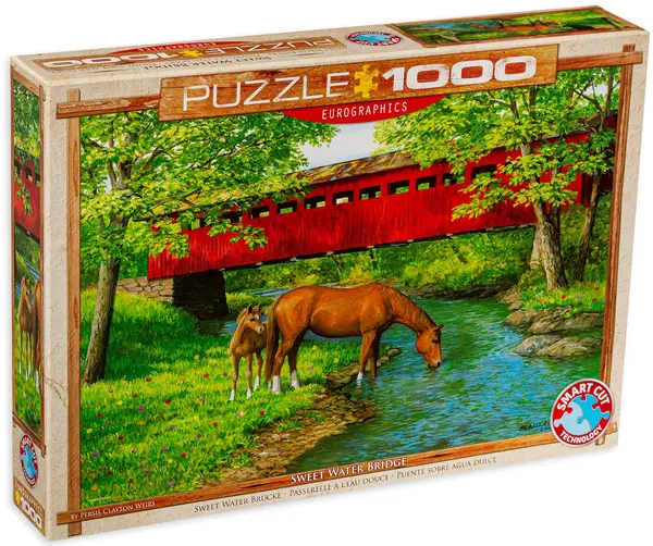 Puzzle Eurographics din 1000 de piese - Apa dulce sub pod, Persis Clayton Weyrs