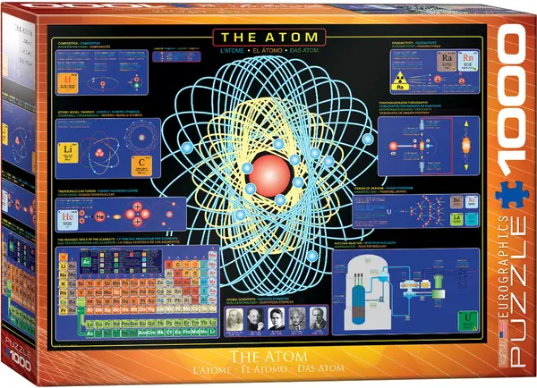Puzzle Eurographics din 1000 de piese - Atomul