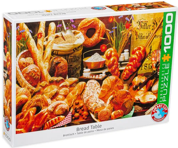 Puzzle Eurographics din 1000 de piese - Bread Table