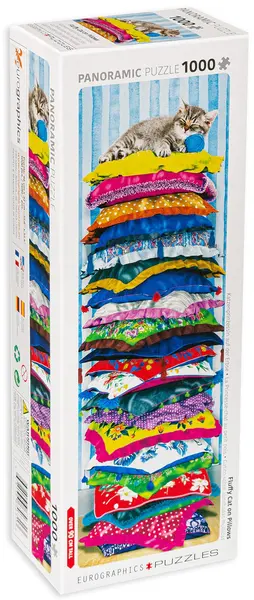 Puzzle Eurographics din 1000 de piese - Fluffy Kitty