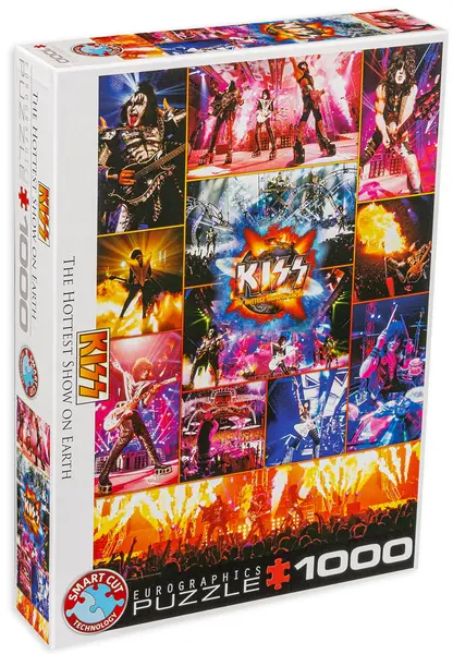 Puzzle Eurographics din 1000 de piese - Kiss in direct