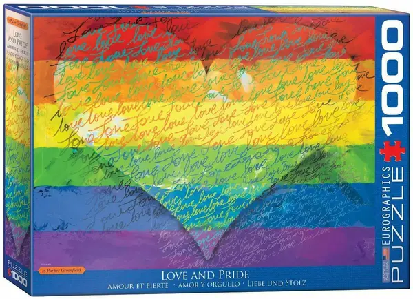 Puzzle Eurographics din 1000 de piese - Love & Pride