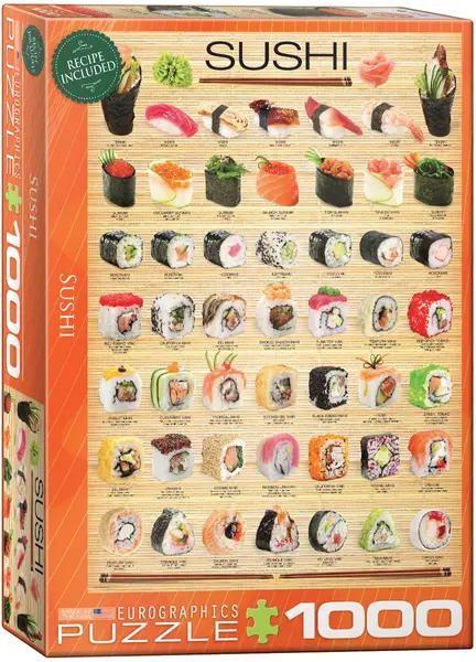 Puzzle Eurographics din 1000 de piese - Sushi
