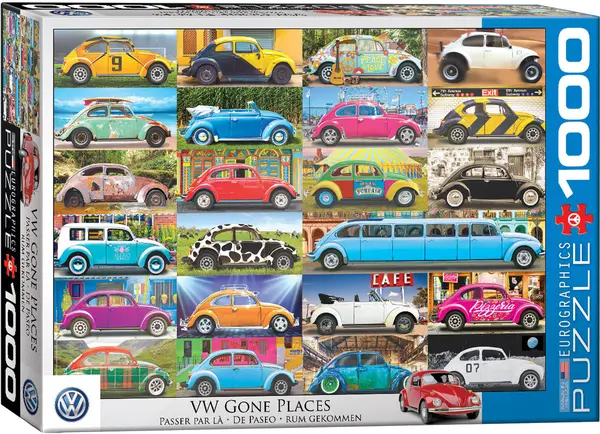 Puzzle Eurographics din 1000 de piese - VW Beetle
