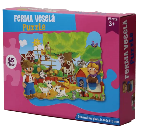 Puzzle Ferma Vesela 45 piese